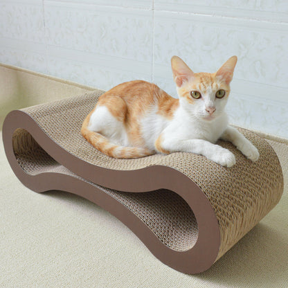 Luxury Infinity Cat Bed in Cardboard