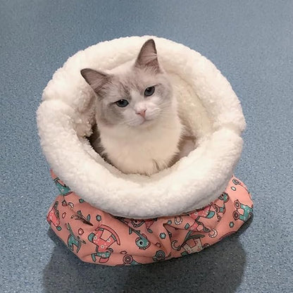Comfortable Sleeping Bag for Cats Cozy Bed