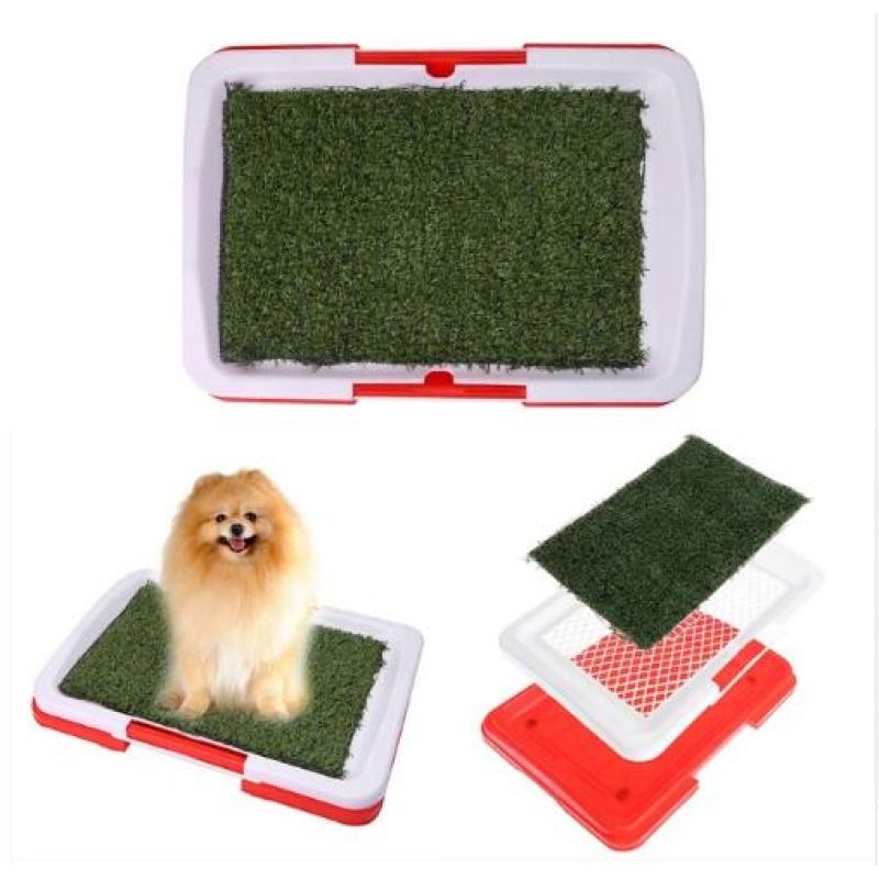 Dog Toilet Mat with Artificial Grass – Non-Slip Mat for Indoor and Outdoor Use