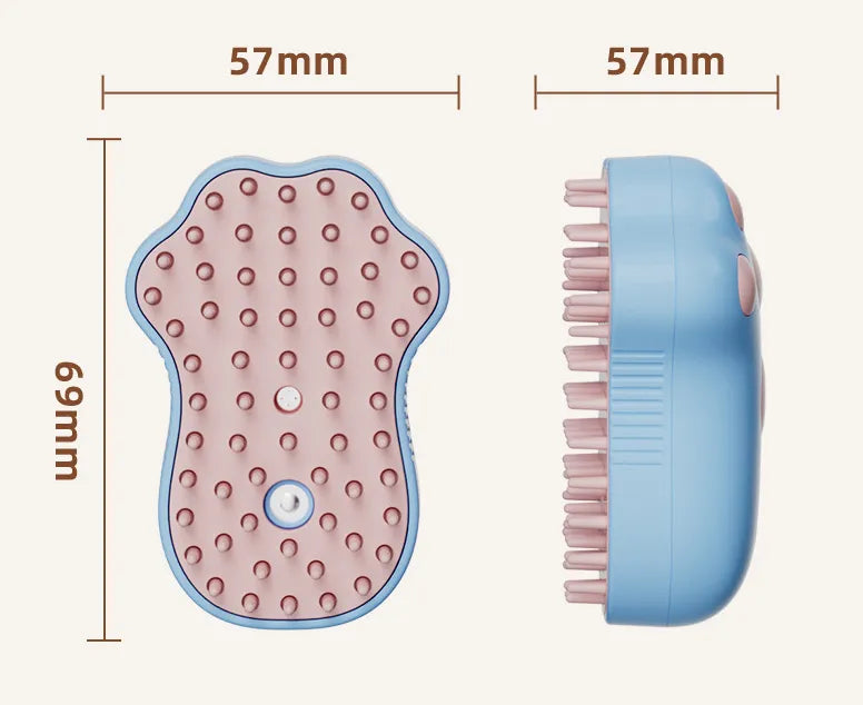 Electric Cat Brush with Massage Function for Gentle Grooming