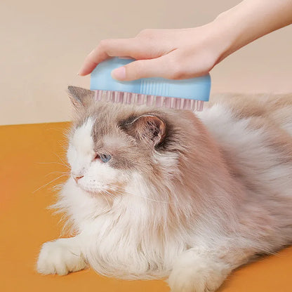 Electric Cat Brush with Massage Function for Gentle Grooming