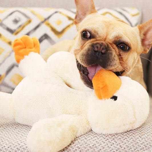 Plush Dog Toys - Soft Duck-Shaped Toy
