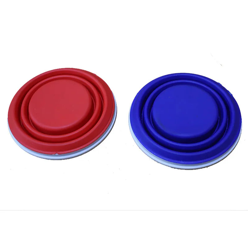 Foldable Dog Bowl with Water Reservoir and Waste Bags