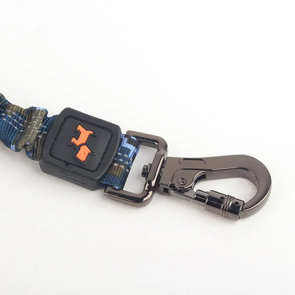 Elastic Dog Leash with Shock Absorber - Adjustable Nylon Leash for Dogs
