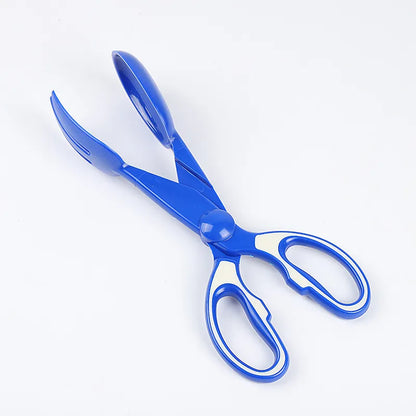 Multifunctional Kitchen Tongs in Scissor Shape for Easy Serving and Gripping