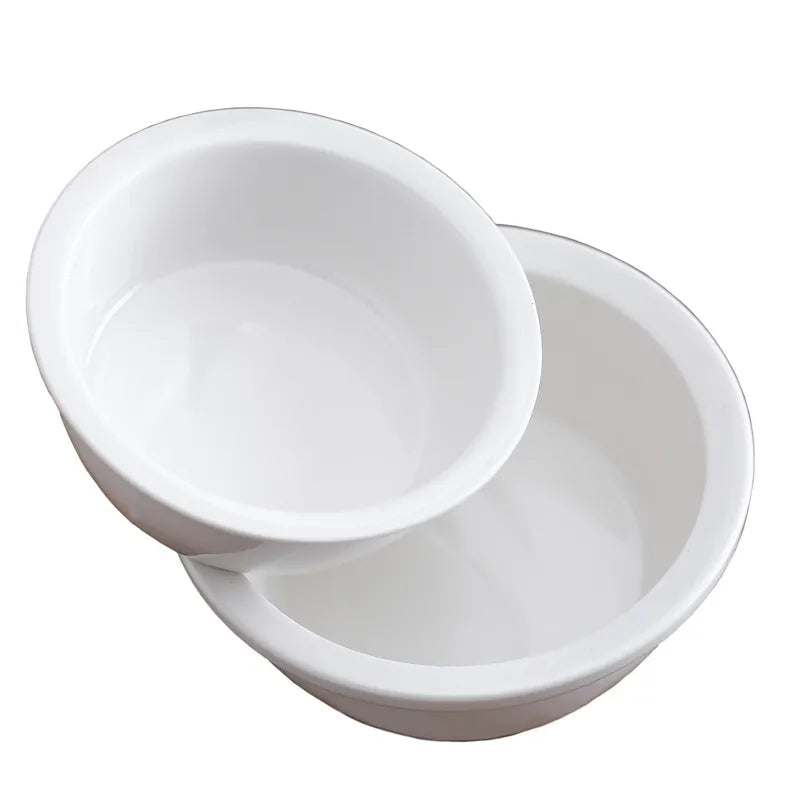 Ceramic Dog and Cat Bowl - Classic White Pet Bowl
