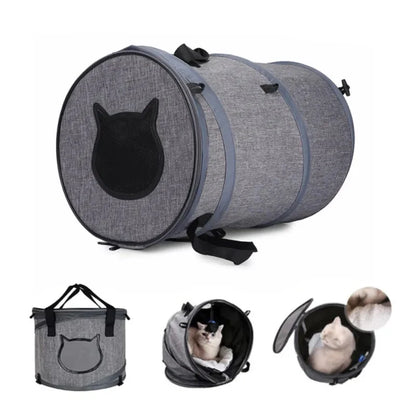 Foldable Pet Carrier Bag - Durable Transport Bag for Cats and Dogs