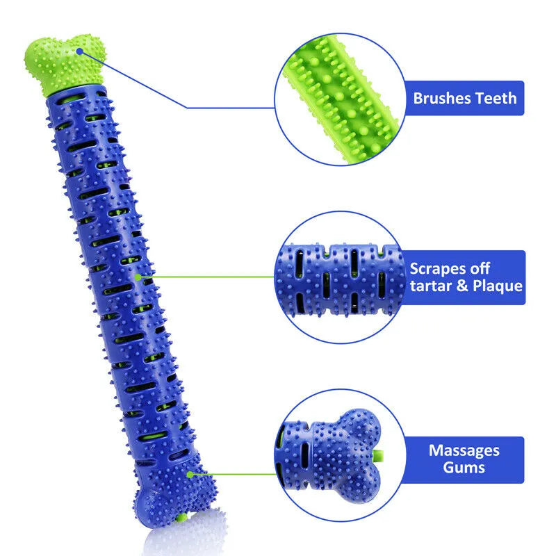 Chew Toys for Dogs' Dental Hygiene - Bone-Shaped Dental Toys for Teeth Cleaning