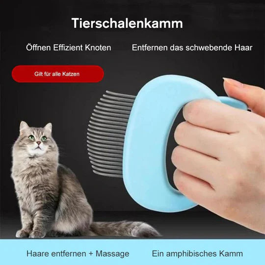 Massage and Grooming Brush for Cats