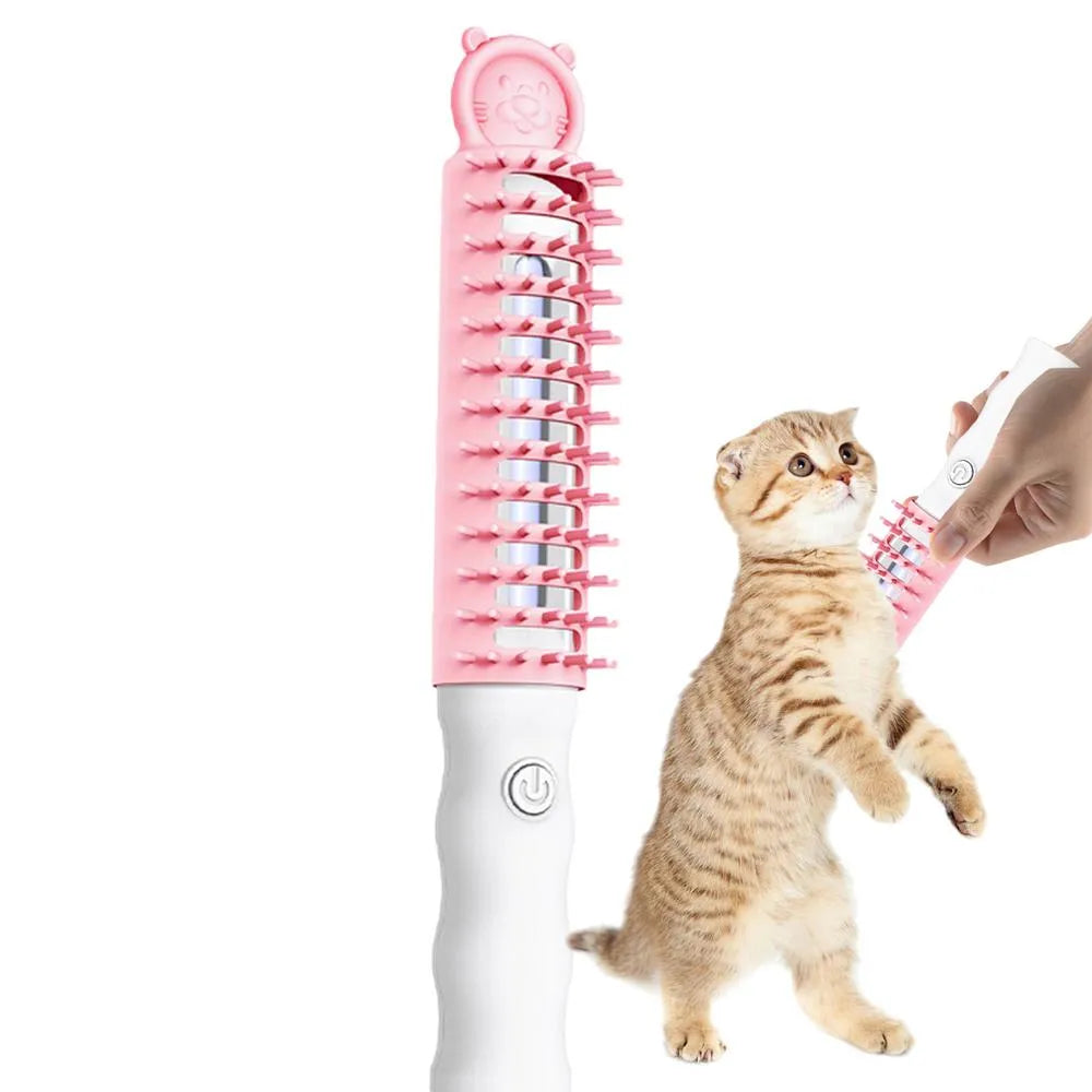 Electric Heating Brush for Pets