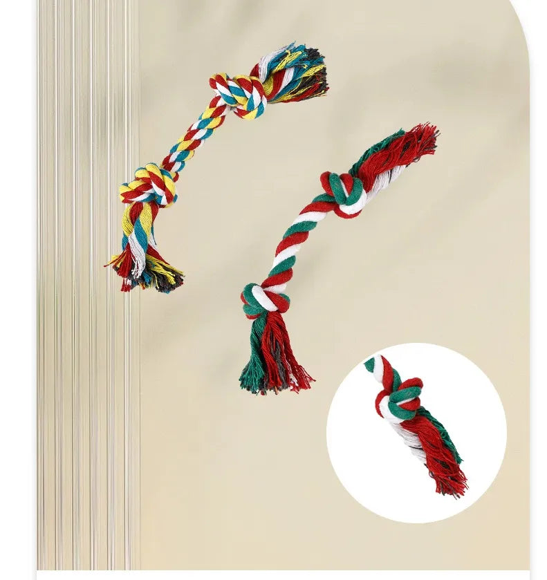 Dog Rope Toys - Multicoloured Chew Toys for Dogs