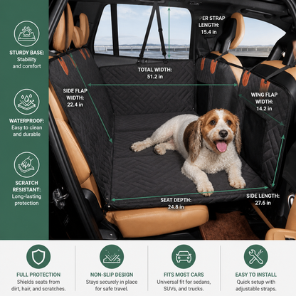 Hard Bottom Car Seat Extender for Dogs