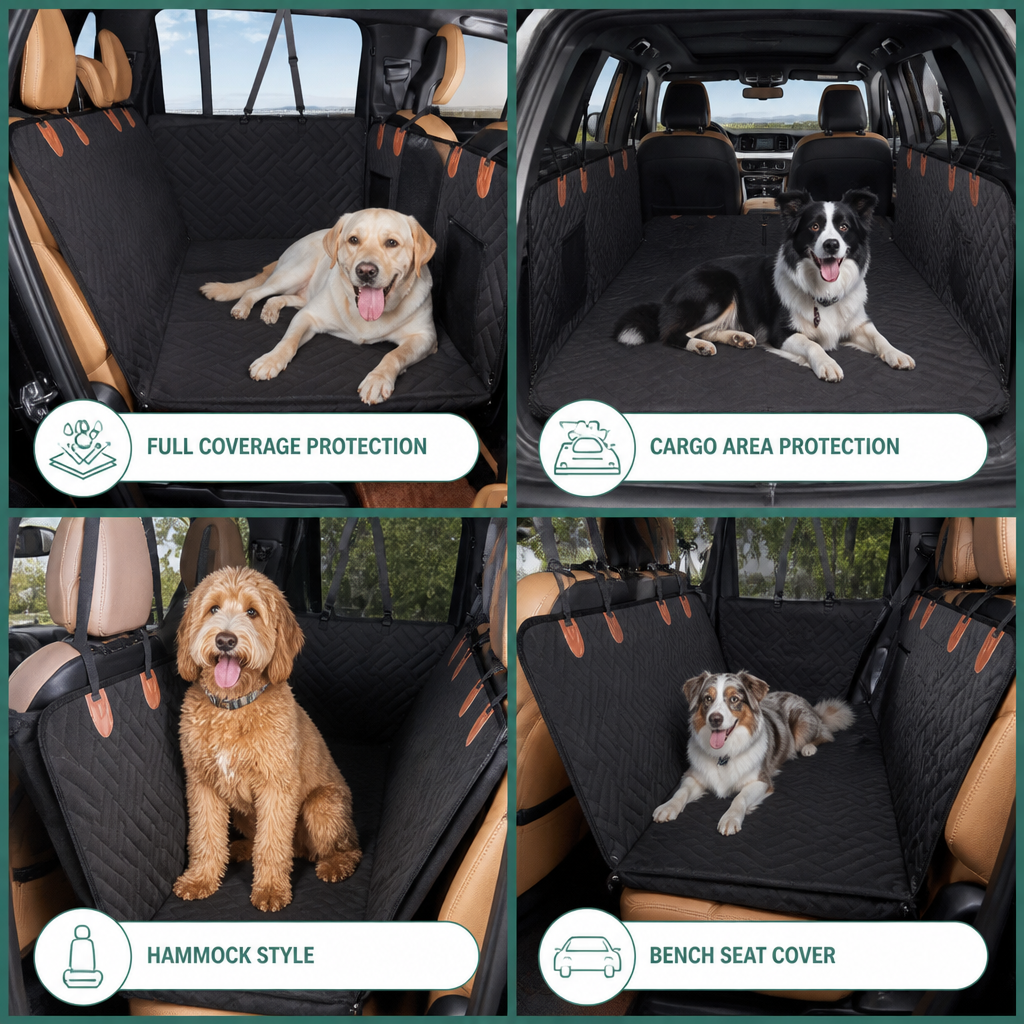 Hard Bottom Car Seat Extender for Dogs
