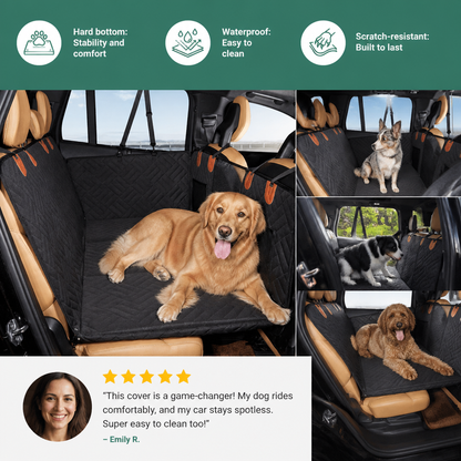 Hard Bottom Car Seat Extender for Dogs
