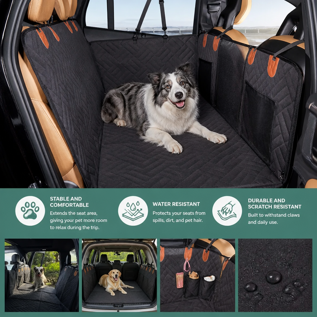 Hard Bottom Car Seat Extender for Dogs