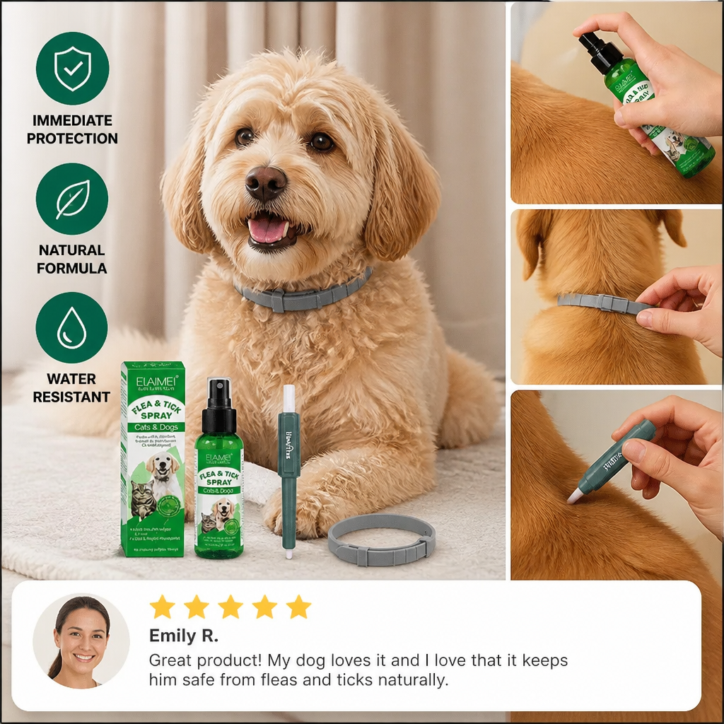 Natural Tick-Free Complete Protection Set for Dogs – The Worry-Free Package