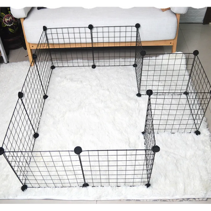 Wire Dog Pens – Flexible Dog Playpen with Door for Pets