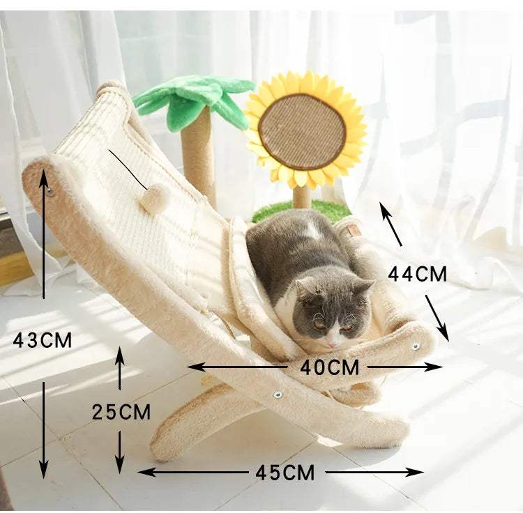Cat-Relax with Scratching Surface - A Comfortable Furniture for Sleeping and Scratching