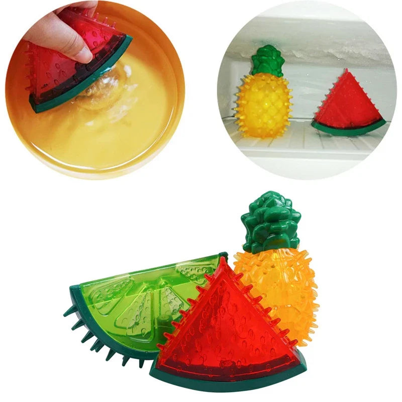 Refreshing Fruit-Shaped Chew Toy for Dogs