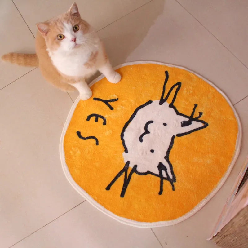 Fun Design Cat Bath Mat – Soft Mat for Cat Lovers