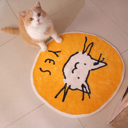 Fun Design Cat Bath Mat – Soft Mat for Cat Lovers