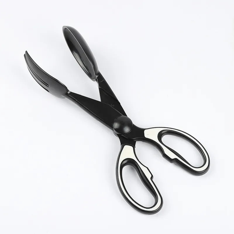Multifunctional Kitchen Tongs in Scissor Shape for Easy Serving and Gripping