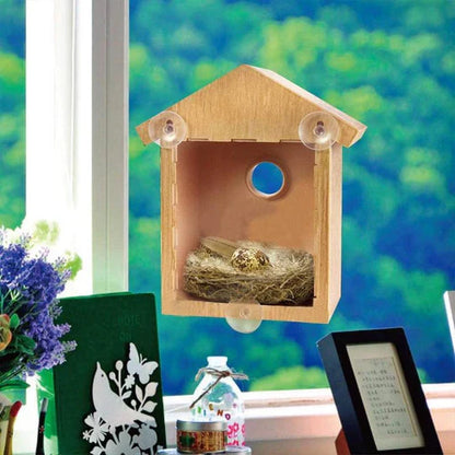 Window Bird House with Suction Cups