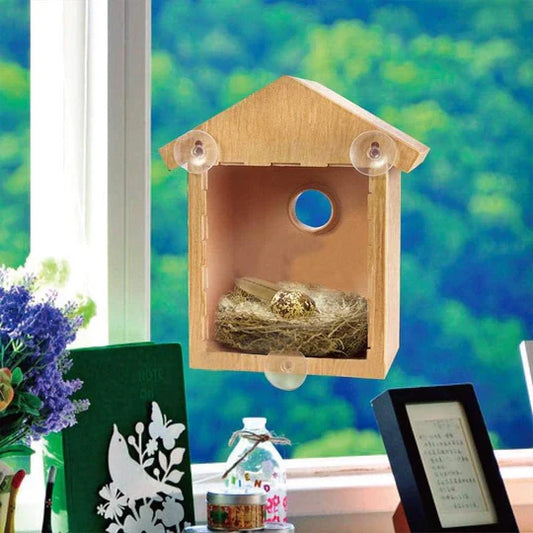 Window Bird House with Suction Cups
