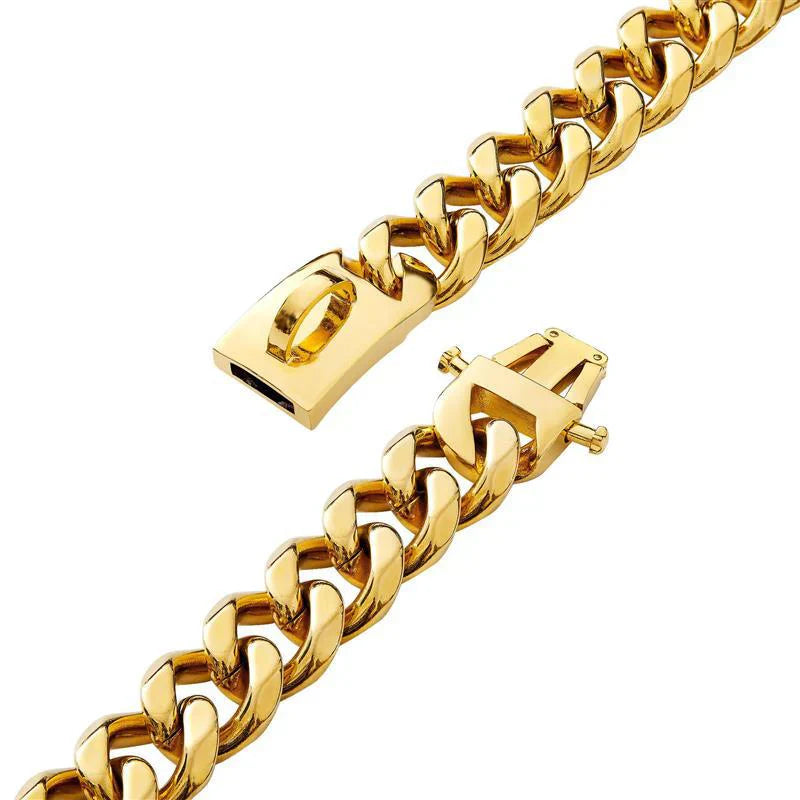 Golden Chain Dog Collar