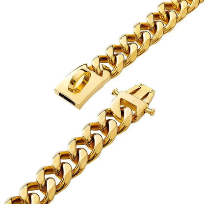Golden Chain Dog Collar