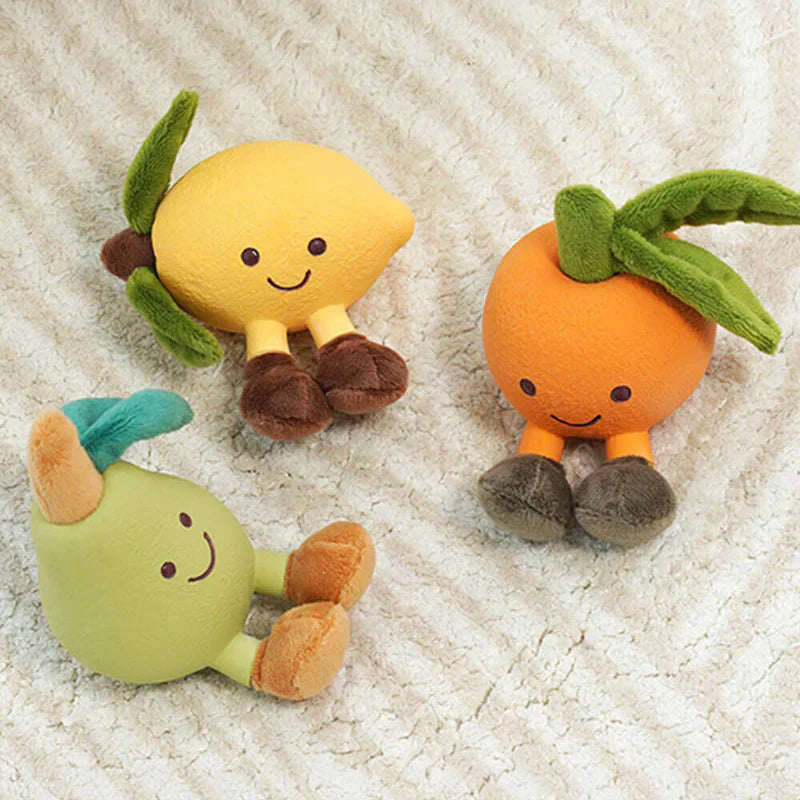Fruity Dog Toy With Squeaker