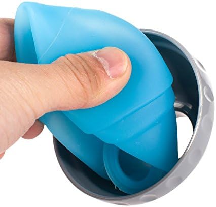 Portable Pet Water Bottle with Built-In Bowl and Carabiner