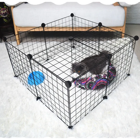 Wire Dog Pens – Flexible Dog Playpen with Door for Pets