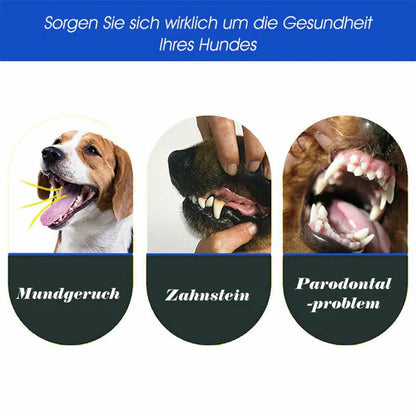 3-Head Dog Toothbrush - Effective Cleaning for Healthy Teeth