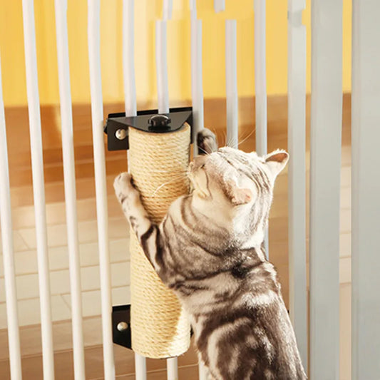 Cat Scratching Roll for Door Frame - Wall-Mounted and Sturdy
