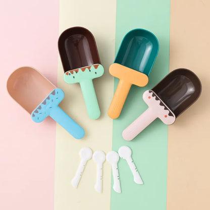 Food Measuring Spoons for Dogs and Cats – Cute Ice Cream Cup Design Food Spoon