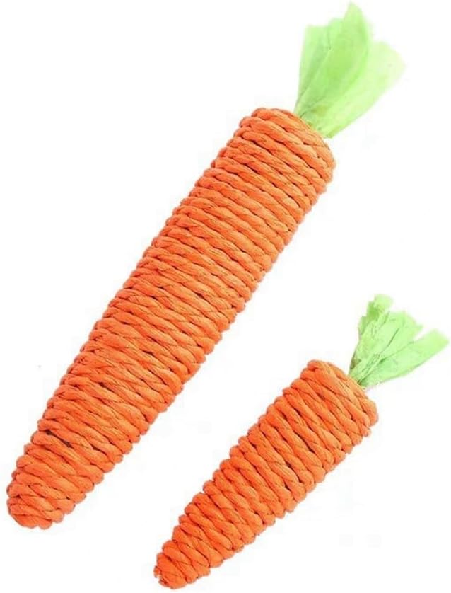 Scratching Carrot for Cats - Interactive Sisal Toy for Playful Indoor Tigers