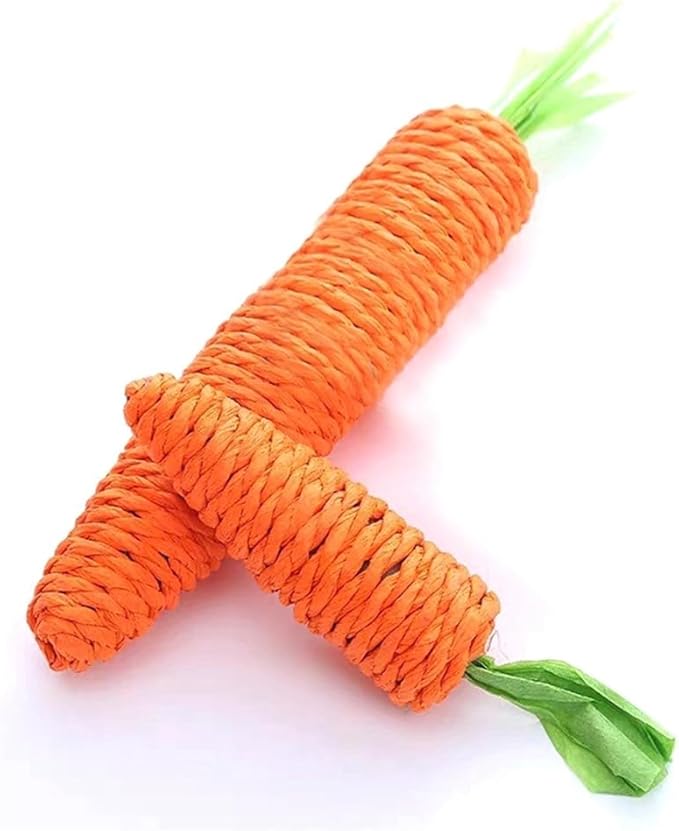 Scratching Carrot for Cats - Interactive Sisal Toy for Playful Indoor Tigers
