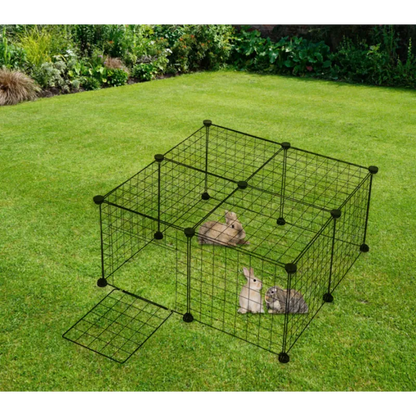 Wire Dog Pens – Flexible Dog Playpen with Door for Pets