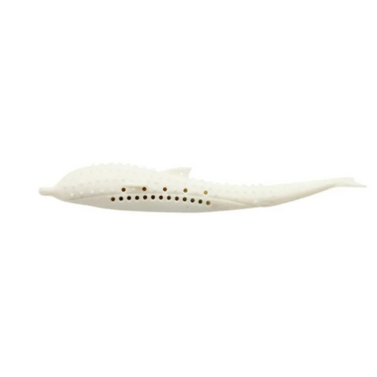 Silicone Chew Toys for Pets in the Shape of a Whale for Cats and Small Dogs