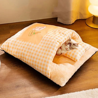 Premium Sleeping Bag Bed for Cats