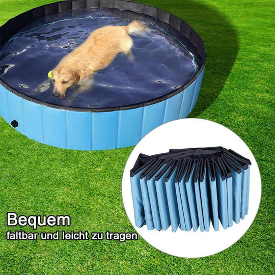 Foldable Dog Pool for Garden and Outdoors