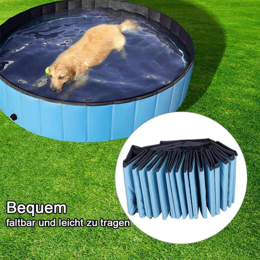 Foldable Dog Pool for Garden and Outdoors