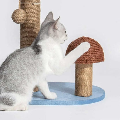 Sisal Palm Tree/Mushroom Cat Tree