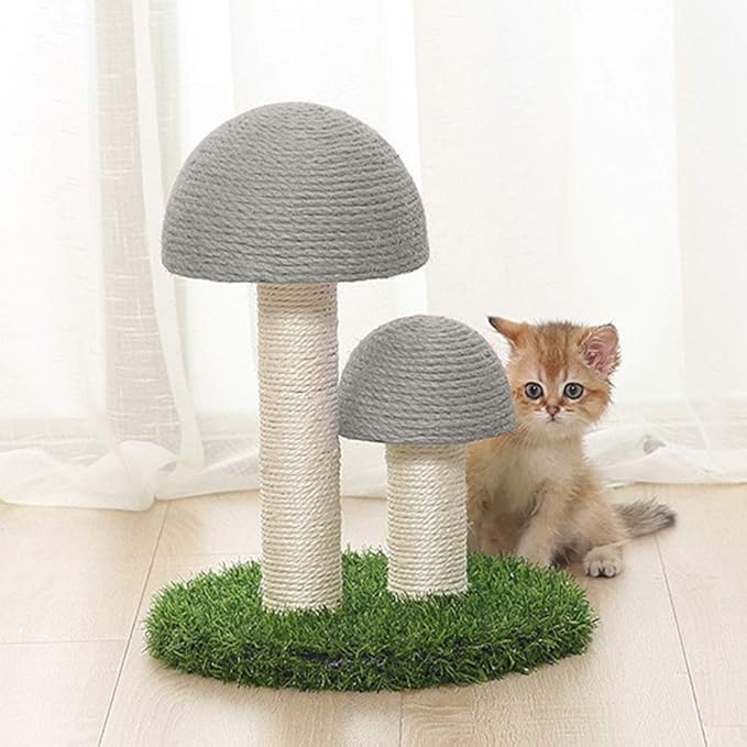 Mushroom Sisal Cat Tree