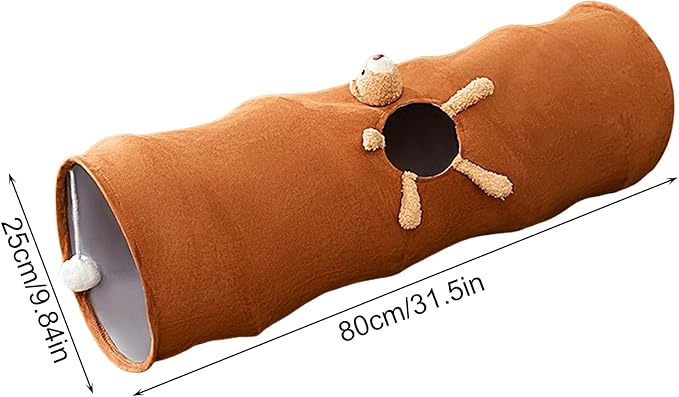 Collapsible Play Tunnel for Cats