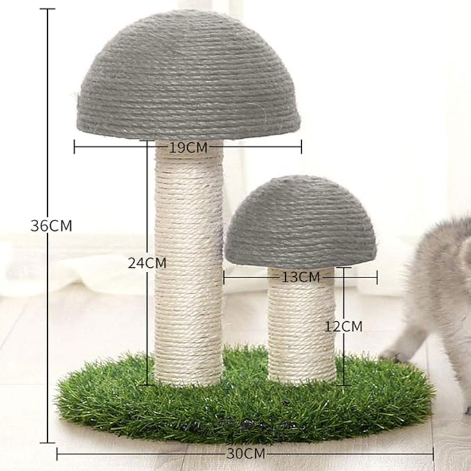 Mushroom Sisal Cat Tree