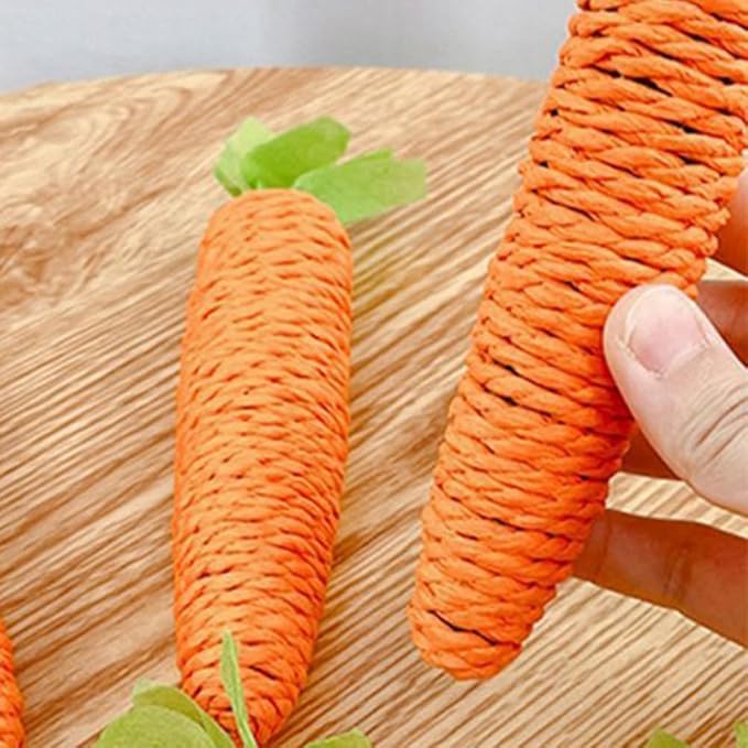 Scratching Carrot for Cats - Interactive Sisal Toy for Playful Indoor Tigers