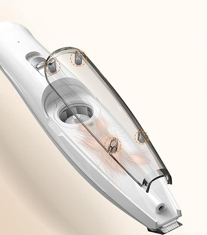 Silent Vacuum Pet Grooming Clipper