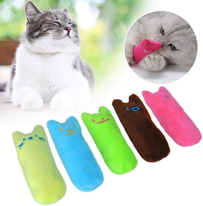 Interactive Funny Catnip Squeaky Tooth Toy